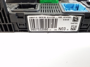 Peugeot 208 (2012–2019) Module de confort 9807532080 - 2