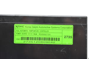 NISSAN X-Trail T31 (2007–2013) Heater control panel 20992735 - 3