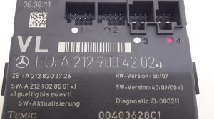 Mercedes Benz E-Class W212 (2009–2015) Esiukse juhtplokk A2129004202 - 2