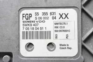 Opel Vectra C (2002–2008) Motorsteuergerät 55355631 - 4