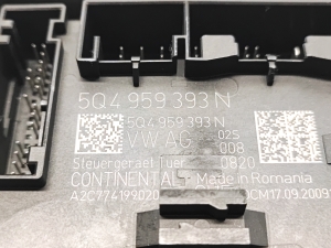 AUDI A1 GB (2018–2026) Front door control unit 5Q4959393N - 2