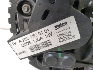 Mercedes Benz A-Class 169 (2004–2012) Generaator A2661500101  Q006130A14V - 3