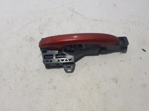 Front door external opening handle and its details