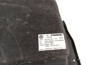 Volkswagen Golf VI (2008–2013) Trunk side trim panel 5K7867428C - 2