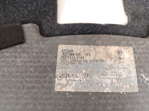 Volkswagen Golf VI (2008–2013) Trunk carpet 5K7863463 - 2