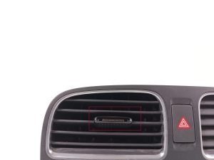 Volkswagen Golf VI (2008–2013) Dashboard air vent grilles 5K0815735D - 5