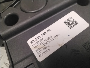 Peugeot 208 (2019–2026) Käiguvahetuse mehhanism 98336289DX - 3