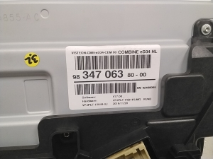 Citroen DS3 II (2018–2026) Näidikuplokk 9834706380 - 4