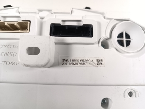 TOYOTA Corolla (2018–2026) Instrument cluster 83800FEP60 - 5