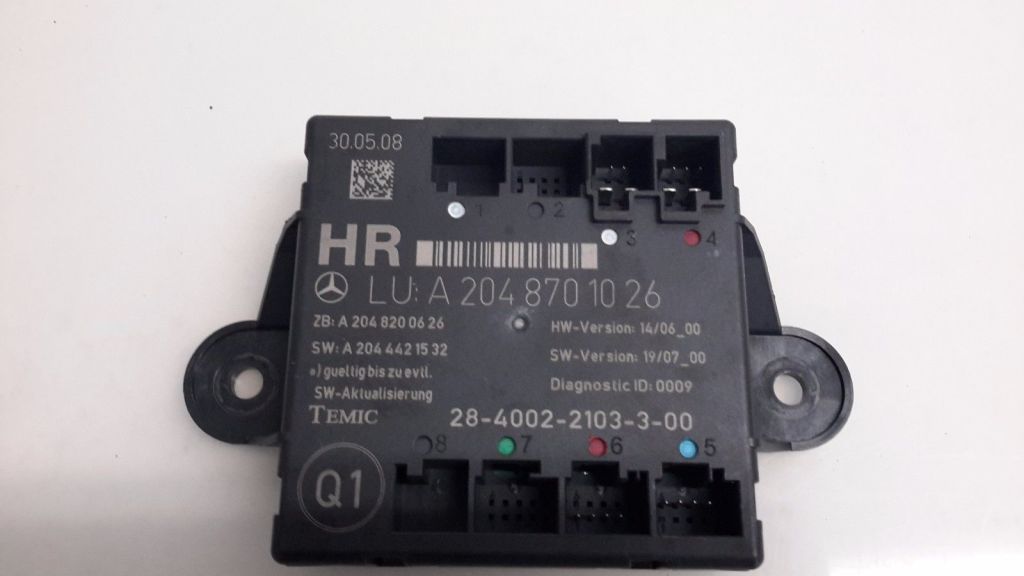 MERCEDES-BENZ C-Class W204/S204/C204 (2004-2015) Rear Right Door Control Unit A2048701026 20972447