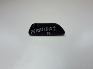   Front bumper headlight washer cap 