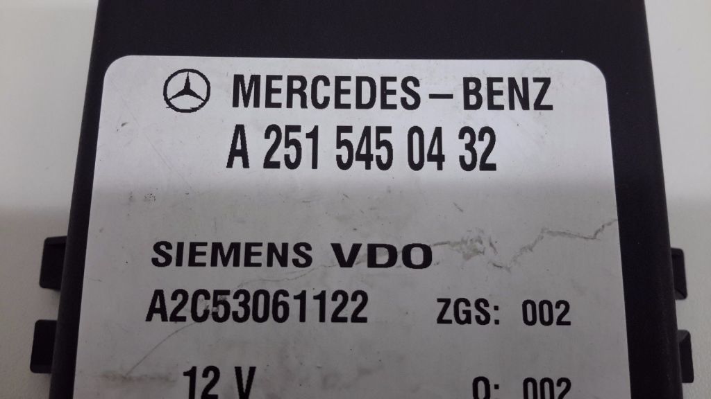 MERCEDES-BENZ R-Class W251 (2005-2017) Releu A2515450432 20972439