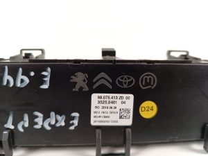 Peugeot Expert III (2017–2026) Heater control panel 98075413ZD - 2