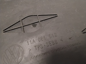 Volkswagen ID.4 I (2020–2026) Fußmatten 11B061502 - 3