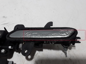 Kia EV 6 CV (2021–2026) Front door external opening handle and its details - 3