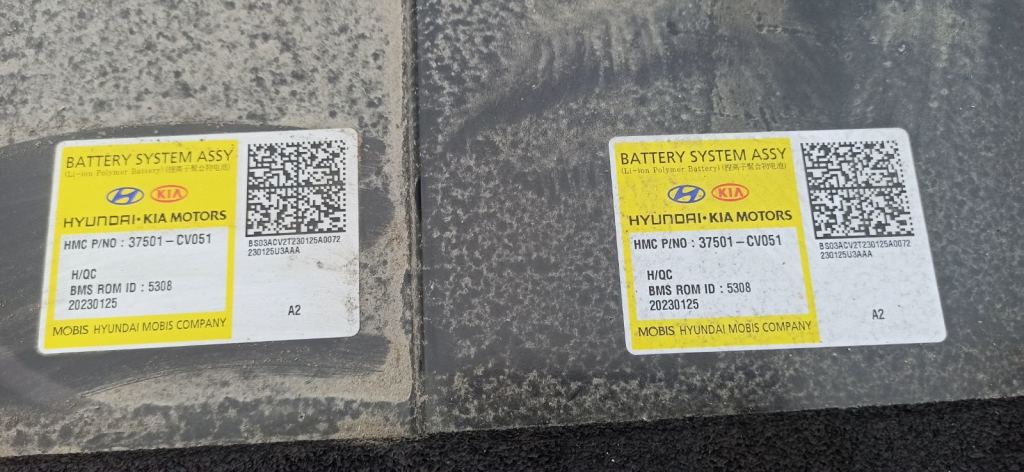 KIA EV6 1 generation (2021-2023) Батарея 37501CV051 27528001