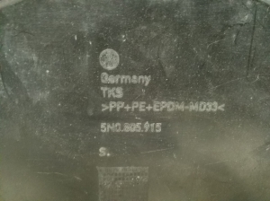 Volkswagen Tiguan (2007–2016) Unterbodenschutz vorne 5N0805915 - 2