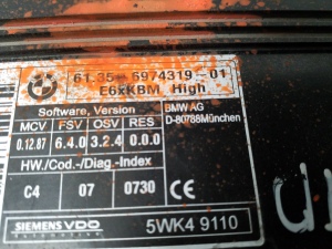BMW 5 SERIES E60 (2003–2010) Mugavusmoodul 6974319 - 3