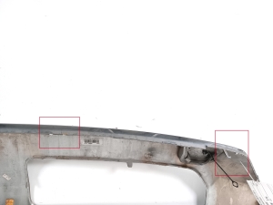 Mercedes Benz ML-Class 166 (2011–2015) Front bumper chrome trim A1668857925 - 4