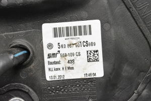 Volkswagen Golf VI (2008–2013) Side mirror and its parts 5K0857501CS - 2