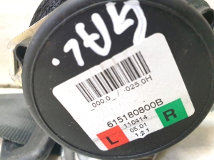 Skoda Yeti (2009–2017) Sicherheitsgurt hinten 615180800B - 2