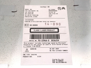 Peugeot 308 (2013–2021) Audio, Video, Navigation 9805593680 - 3