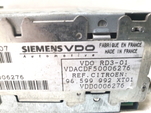 Citroen Xsara Picasso (1999–2012) Radio (head unit) 96599992 96599992XT01 - 3