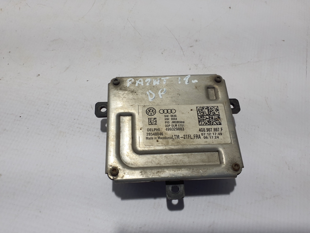 Volkswagen Passat B8 (2014–2023) Ksenoontulede juhtplokk 3G0907697F Volkswagen Passat B8 (2014–2023) Ksenoontulede juhtplokk 3G0907697F