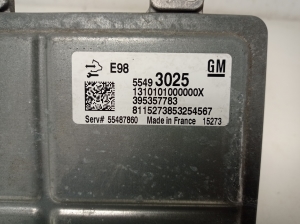 Opel Astra K (2015–2021) Motorsteuergerät 55493025 - 4