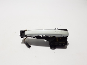   Front door external opening handle and its details  -  