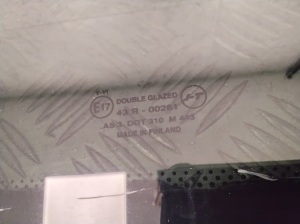 Mercedes Benz Sprinter /906/ (2006–2018) Rear side door glass - 5