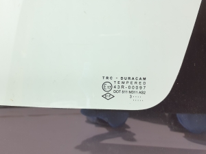 Dacia Logan II (2012–2026) Seitenscheibe hinten (Karosserie) 833069867R - 3