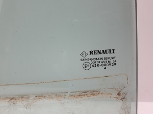 RENAULT Espace IV (2002–2014) Aizmugurējo sānu durvju stikls 8200015471 - 2