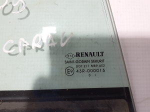 RENAULT Megane III (2008–2016) Tagumise külgukse kolmnurkklaas 822200012R - 3