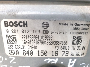 Mercedes Benz A-Class 169 (2004–2012) Motorsteuergerät A6401501879 - 3