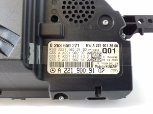 Mercedes Benz S-Class 221 (2005–2013) Mērinstrumentu panelis A2219009102 - 3