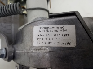 Mercedes Benz A-Class 169 (2004–2012) Steering shaft A1694603116 - 4