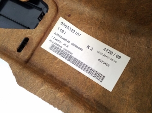 Mercedes Benz S-Class 221 (2005–2013) Hutablage A2216900349 - 3