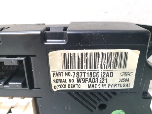 Ford S-MAX (2006–2015) Heater control panel A11981753  7S7T18C612AD - 2