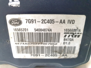 Ford S-MAX (2006–2015) ABS plokk 7G912C405AA  16565701  54084874A - 4