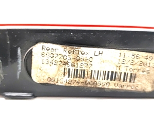 Tesla Model S S (2012–2026) Rückstrahler Stoßstange hinten 6007705-00-C - 4