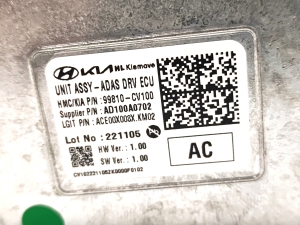 Kia EV 6 CV (2021–2026) Control unit 99810-CV100 - 3