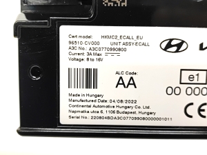 Kia EV 6 CV (2021–2026) Control unit 96510-CV000 - 5