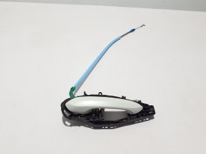 Rear side door exterior handle and its parts