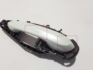 BMW X3 G01 (2017–2026) Rear side door exterior handle and its parts - 3