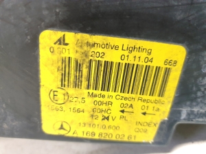 Mercedes Benz A-Class 169 (2004–2012) Scheinwerfer vorne A1698200261 - 3