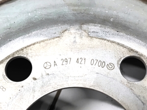 Mercedes Benz EQS 297 (2021–2026) Eesmine piduriketas A2974210700 - 4