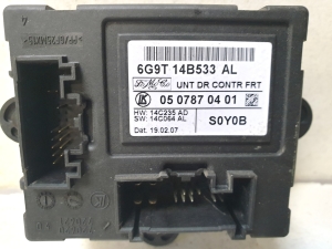 Ford S-MAX (2006–2015) Front door control unit 6G9T14B533AL - 2