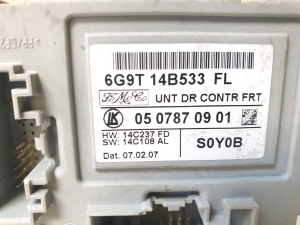 Ford S-MAX (2006–2015) Front door control unit 6G9T14B533FL  0507870901 - 3