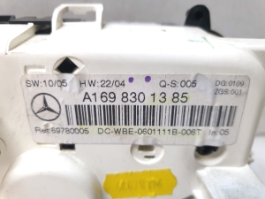 Mercedes Benz A-Class 169 (2004–2012) Heater control panel A1698301385 - 3